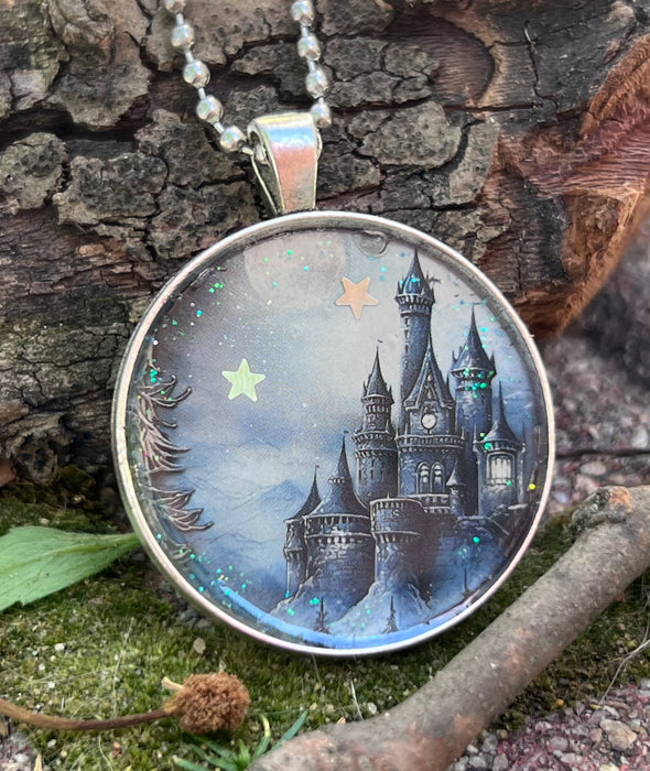 Blue Reverie Necklace-Castle 2