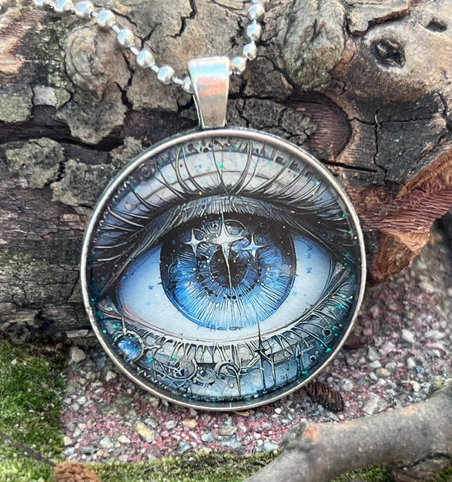 Blue Reverie Necklace-Blue Eye