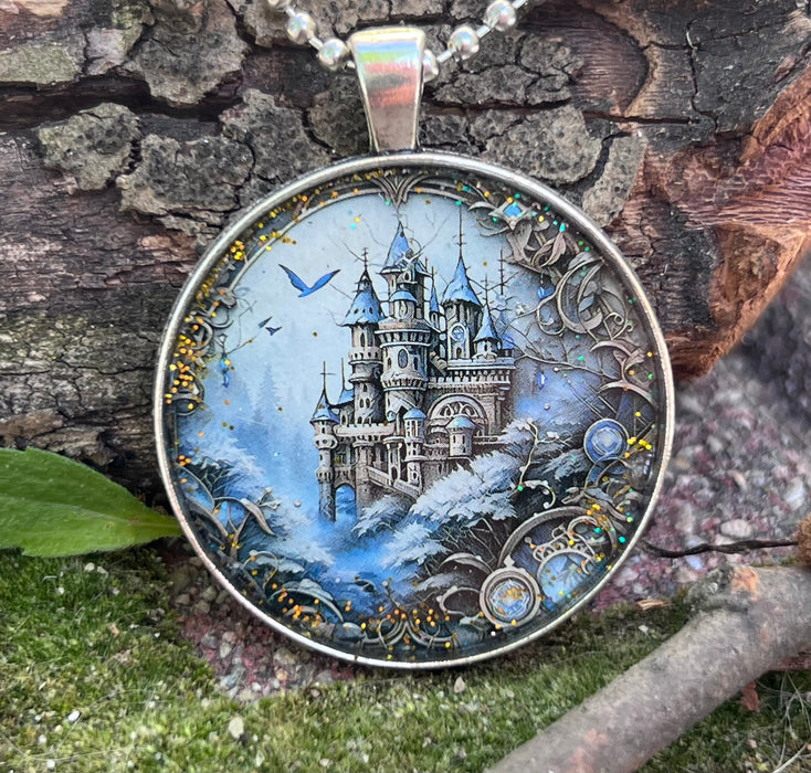 Blue Reverie Necklace-Castle 1