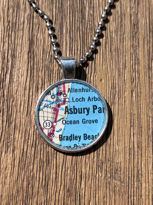 Map Necklace-Asbury Park