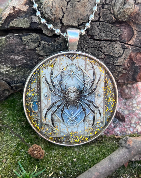 Blue Reverie Necklace-Arachnid