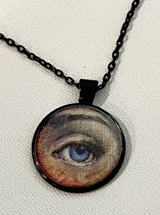 Dark Enchantments Wandering Eye Necklace Blue Eye #2