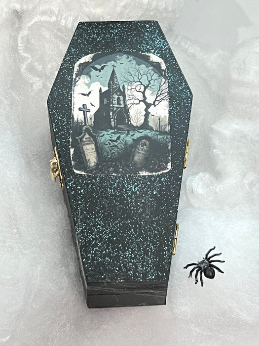 Dark Enchantments Coffin Box-Blue