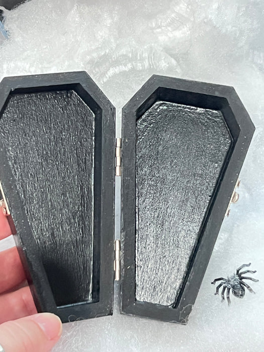 Dark Enchantments Small Coffin Box-Skull