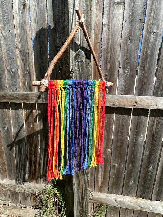 Birch Rainbow Crystal Drop Hanger