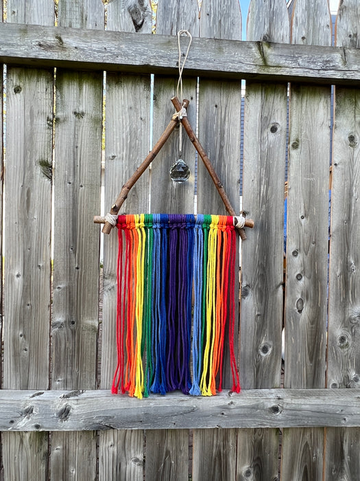 Birch Rainbow Crystal Drop Hanger