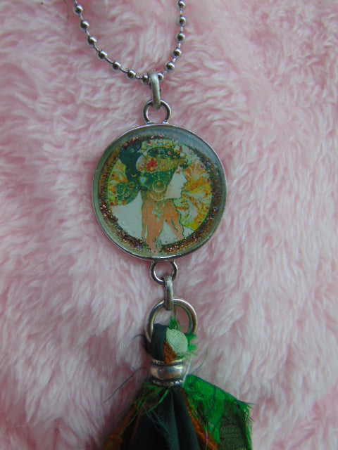 Alphonse's Autumn Ladies Forest Necklace