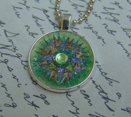 Enchanted Traveler Green Necklace