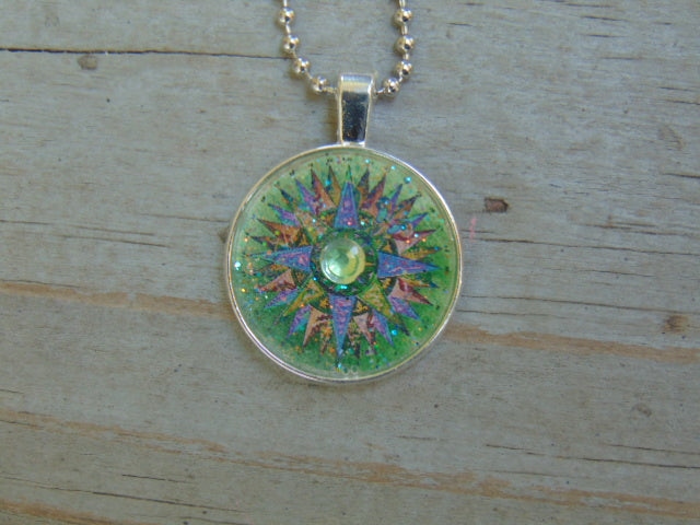 Enchanted Traveler Green Necklace