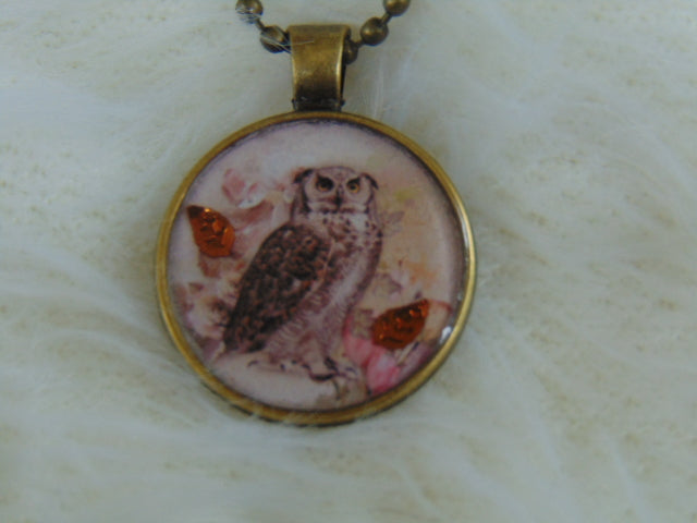 Enchanted Autumn Woodland Owl