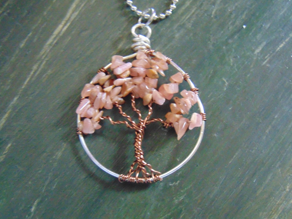 Gem Tree Red Aventurine Necklace