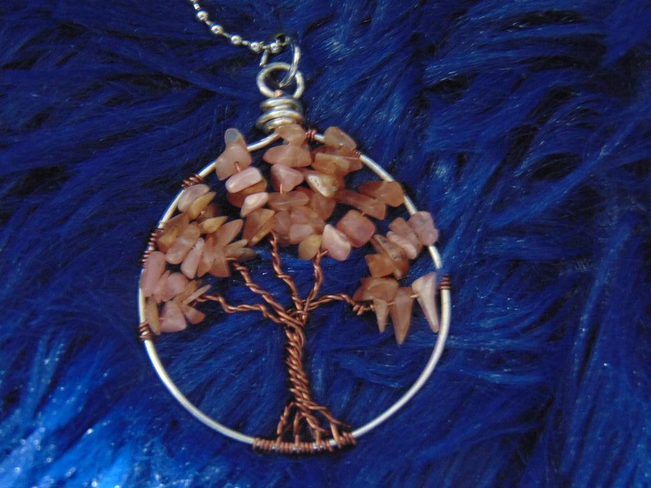 Gem Tree Red Aventurine Necklace