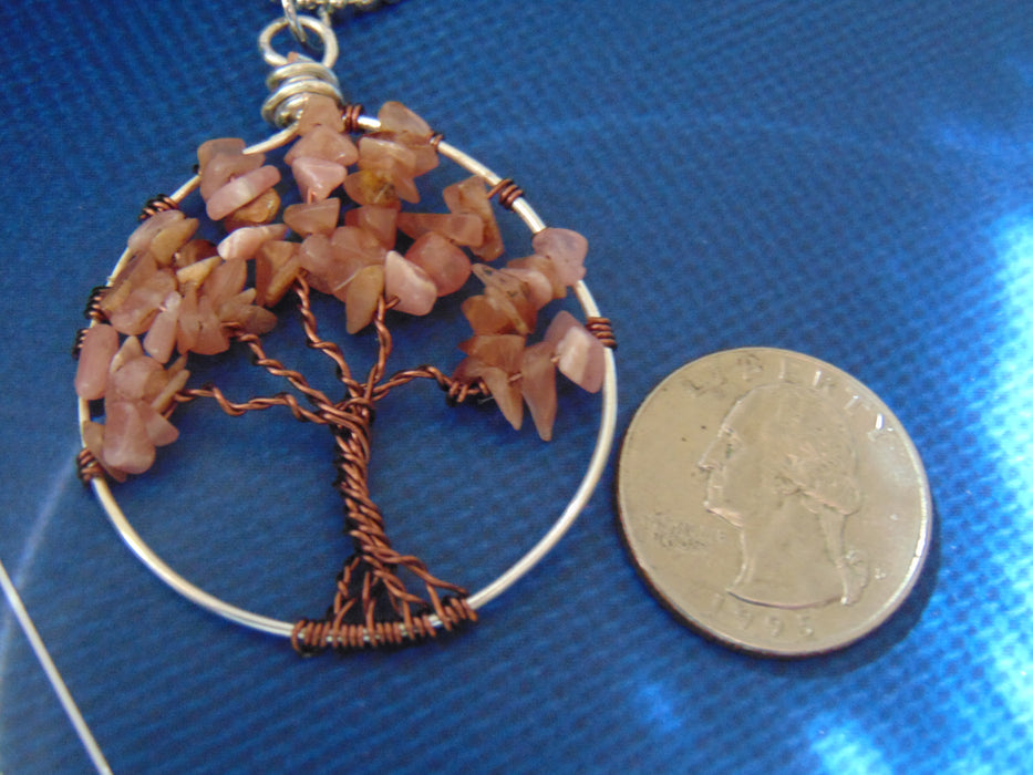 Gem Tree Red Aventurine Necklace