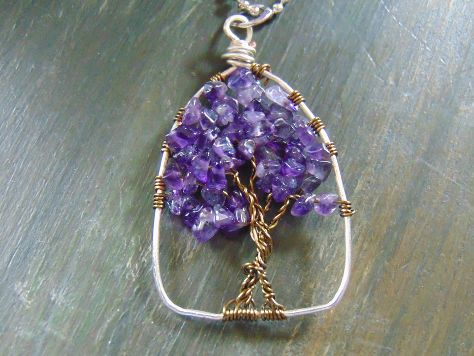 Gem Tree Amethyst Necklace