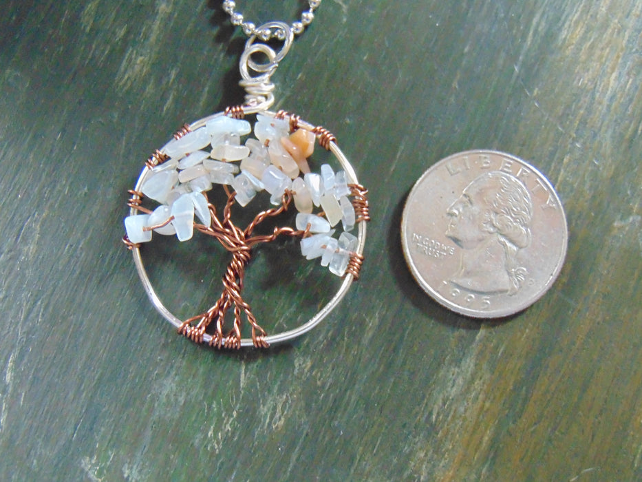 Gem Tree Small Moonstone Necklace