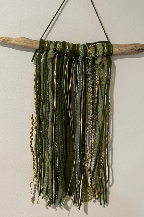 Green and Gold Wall Hanging