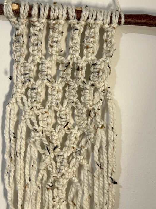 Ivory Knotted Wall Hanging