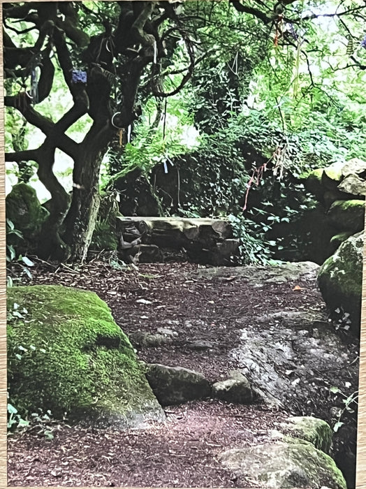 Photo Art Print-Stone Bench