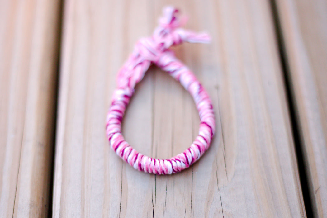 Shades of Pink ThreadWrap Bracelet