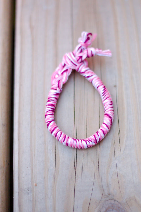 Shades of Pink ThreadWrap Bracelet