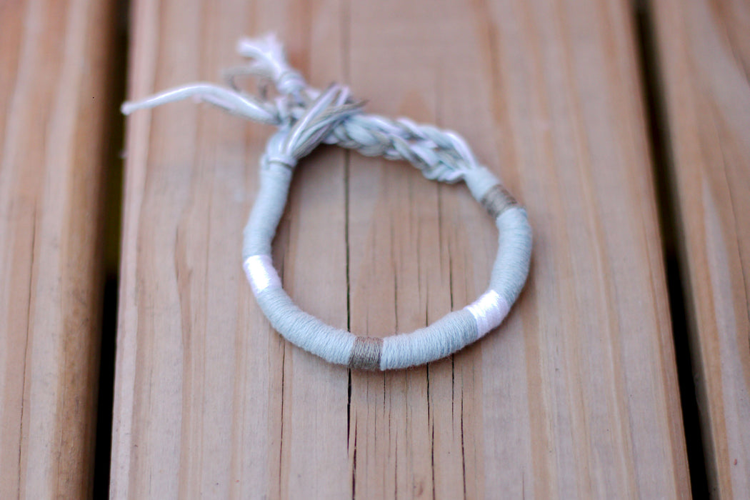 Misty Skies ThreadWrap Bracelet