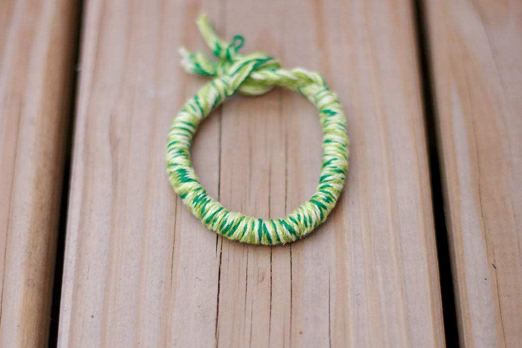 In the Greens ThreadWrap Bracelet