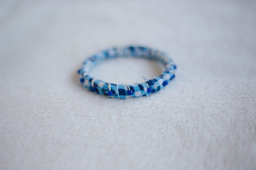 Boho Beaded Bangle Bracelet