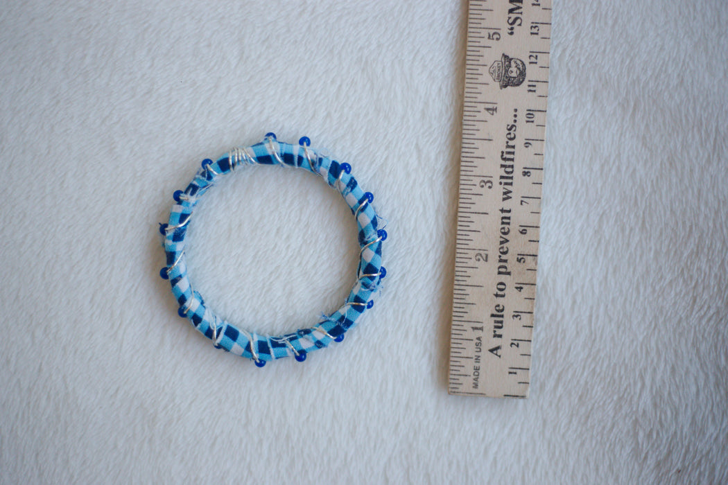 Boho Beaded Bangle Bracelet