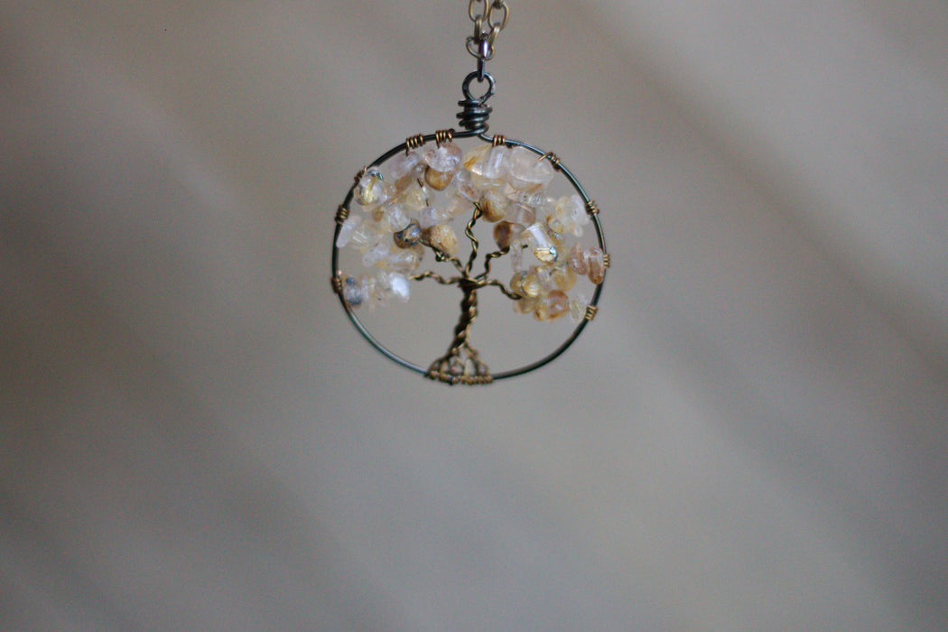 Gem Tree Agate Necklace