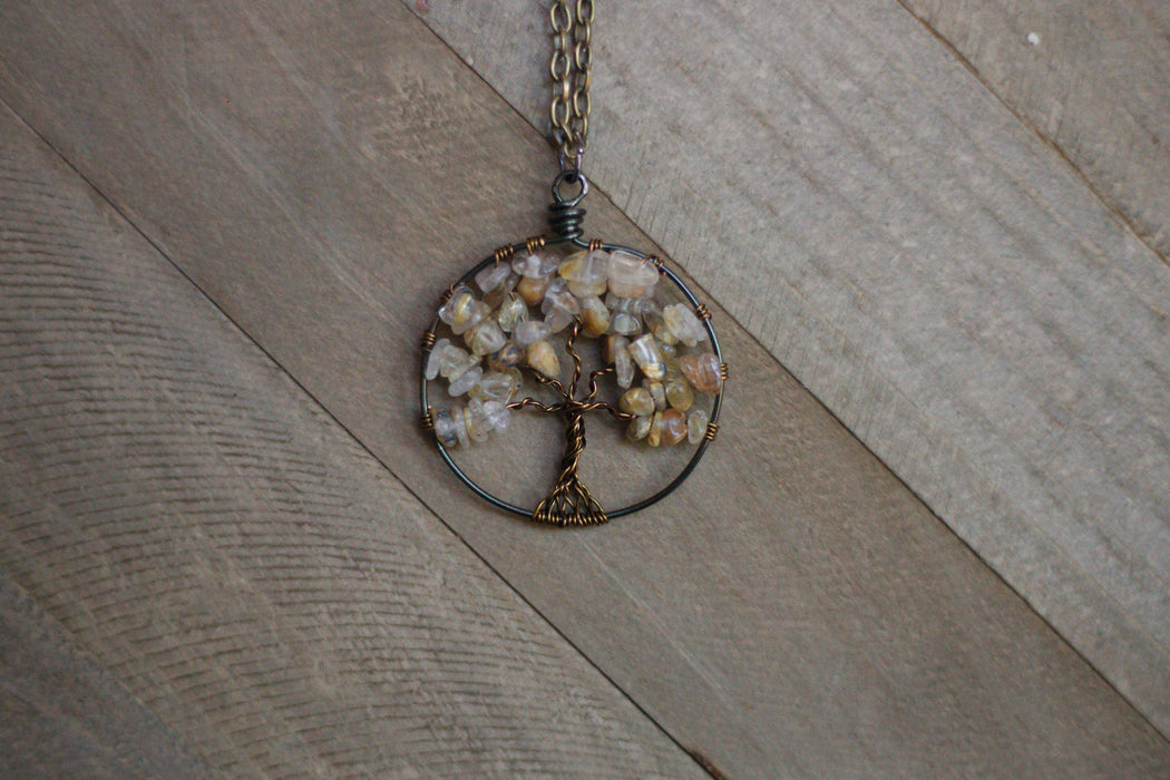 Gem Tree Agate Necklace